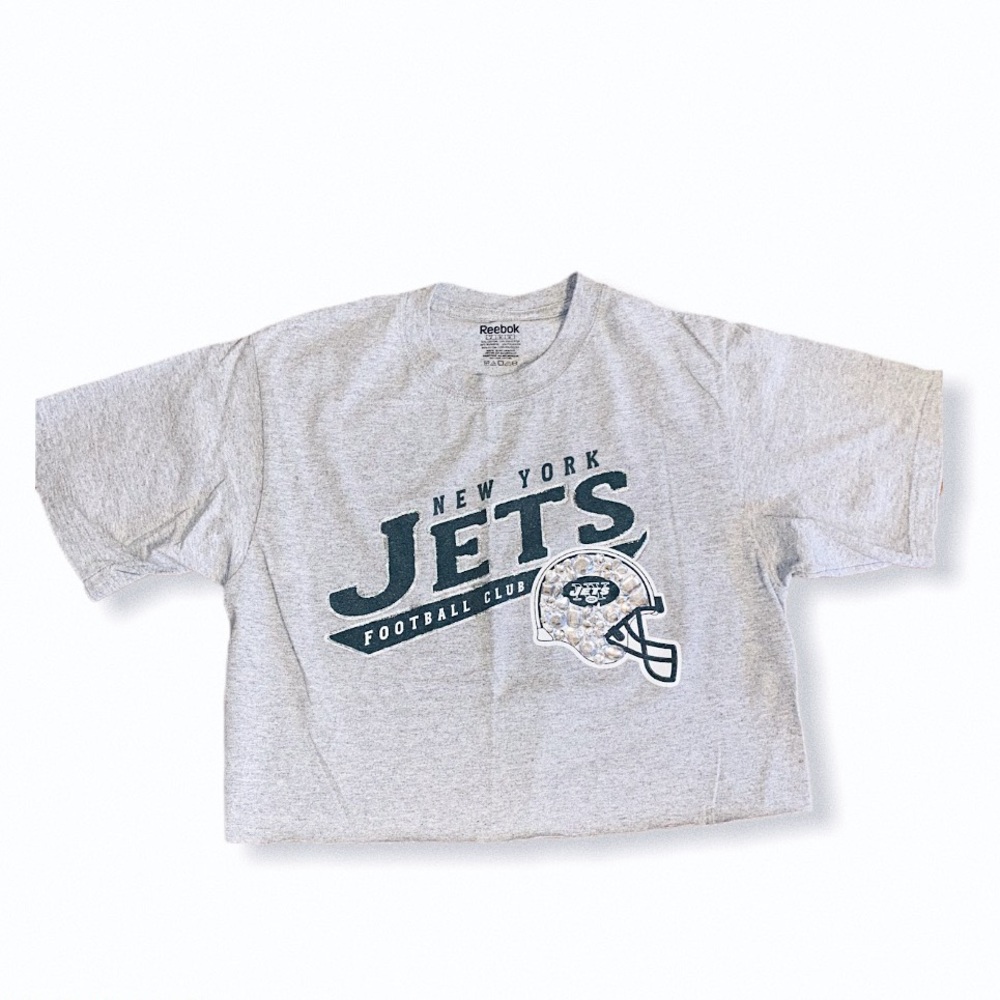 Bedazzled Jets Vintage Crop